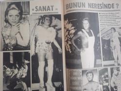 Pazar Haftalık Aktüalite Sinema Tiyatro Müzik ve Magazin Dergisi - 6 Eylül 1974 - Sayı:937 - Feri Cansel - Figen Han - Meral Orhonsay bakalım daha ne kadar dayanacak? - Tarık Akan - Deniz - Hülya Darcan - Meral Küçükerol - Sevgi Can - Semra Yıldız - Kayıplar kervanına karışan en son isim Demet Deniz oldu - Gönül Tansel Almanya'da iyice tombullaştı - Fatma Girik - Ceyhan Cem - Gamze Öz Dev Posteri - Sevda Ferdağ - Özden Yüce eskiden muz gibi soyunurdu - Behçet Nacar - Zeki Müren'den çeşitli portreler - Asil Dansöz sayısı artıyor - Prenses Fatoş - Justin İgnizio, Mr. Sotiri - Prenses Banu'dan sonra şimdi de Prenses Fatoş fotoğraf ve haberi - Posterli Tam Takım Dergi