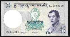 ** BUHUTAN ( 10 * NGULTRUM ) 2013 - ÇİL