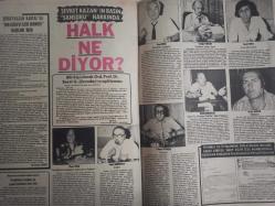 Pazar Haftalık Aktüalite Sinema Tiyatro Müzik ve Magazin Dergisi - 5 Temmuz 1974 - Sayı:928 - Seher Şeniz - Anuşka - Sertaç Karan - Behçet Nacar - Gülgün Erdem - Özden Yüce - Danyal Topatan - Cevat Kurtuluş - Zeki Tüney - İhsan Gedik - Oktar Durukan - Zeyno Çilem evli sevgilisinden ayrıldı - Aziz Sarıkaya - ''Anneannelerin en güzeli benim, aksini söyleyen beri gelsin'' - Sevim Tuna - Liz Taylor - Sheila - Müşerref Tezcan Dev Posteri - Leyla Sayar - Liz Taylor ''Aşklarım ve Kocalarım'' - Şevket Kazan, Kartal'da ''Din Görevlileri Derneği Başkanı'' iken - Şevkat Kazan'ın basın sansürü hakkında halk ne diyor? - Recai G. Okandan - Ümit Utku - Nahit Emiroğlu - Yılmaz Savaşçı - Fuat Büte - Cengiz Tuncer - Artin Kuran - Rebii Şenkartal - Feyzi Tuna - Piraye Uzun - Söylentiler üzerine Piraye Uzun konuştu: ''Ben hiç kimsenin yuvasını yıkmadım'' diyor - Evliliğimin içyüzü  Leyla Sayar ve eşi Sertaç  Behçet Nacar - Emel Sayın - Yalçın Gülhan - Özel Türkbaş - Ayten Alpman - Posterli Tam Takım Dergi