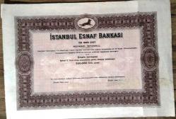 Efemera - BOZKURT SEMBOLLÜ İSTANBUL ESNAF BANKASI SPECİMEN-ÖRNEK - kitantik - kitaLog