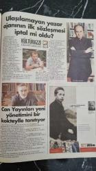 HÜRRİYET KEYİF GAZETESİ 29 AĞUSTOS 2004  ŞREK'LE İKİNCİ MACERA.- YENİ DÜŞMAN KAYINPEDER ÖMÜR GEDİK ÖDÜLLÜ EKİP YENİDEN İŞ BAŞINDA .- SERHAT GÜDÜL2ÜN BALE SERÜVENİ.- İSRAİLDE DÜNYA BİRİNCİSİ OLDU .- EZGİ BAŞARAN TÜRKÇEYİ BU SOKAKTA ÖĞRENDİM BİLMEDEN NEFES ALIR GİBİ .- HAÇLI SEFERLERİNİ ANLATAN FİLİM ŞİMDİDEN POLEMİK KONUSU OLDU .- BARBOROS ALTUĞ ULAŞILAMAYAN YAZAR.-  CELAL ÜSTER CAN YAYINLARI YENİ YÖNETMENİ .- BEKLENEN ALBÜM BAYHAN HAYAL EDEMİYORUM.