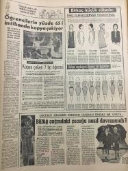 HÜRRİYET GAZETESİ 2 MAYIS 1965 YIL :18 SAYI :6106---Rusya dan daha çok anlayış bekliyoruz ---Hırsız genç :Nişanlımın hiç bir şeyden  haberi yok dedi ---Tam üç yüz dolar  borçla işe  başladım :Bugün  milyonerim ---Karısını 22 yerinden  bıçaklayan  Şamil Ankara da yakalandı ---Efes te  dün  prangalı  esir kızlar  haraç  mezar satıldı --Atina da  solcu işçiler  dün polislerle çatıştı ----Erkek neden  ihanet eder ?--Bir çobanın tırnaklarını sökerek 1,500 lirasını alıp sonra bıçakladılar --Milli Takımımız Bükreş te Romanya ile  karşılaşıyor --Ümit Milli Takımımız da Romanya  Ümitleri ile Dolmabahçe  de oynuyor ---Batı Almanya Canlı Sülük İstedi --Işık :Demek ki icap  ettiği zaman böyle şeyler  zaruri oluyor dedi ---