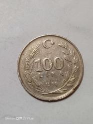 TÜRKİYE CUMHURİYETİ 100 LİRA 1988  ÇÇT