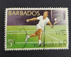 Barbados- damgalı pul