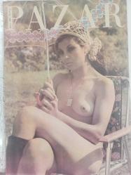 Pazar Haftalık Aktüalite Sinema Tiyatro Müzik ve Magazin Dergisi - 1976 Yılı - Sayı:1048 - Fatma Girik - Yeşim Yükselen - Kardeşlik Çağrısı - Ludmilla Zaitseva - Seyyal Taner hastaneye düştü - Cüneyt Arkın - Serçin Erdem - Atıf Kaptan - Türkan Gürses - Feri Cansel tüm sevgisini köpeğine verdi - Nesrin Nur Ankara'da bulundu - Pervin Par yeniden kızının babası Osman Türen'e döndü - Türkan Şoray servetini Nazan Şoray' bağışlıyor - Bir aşkın fotoromanı - Meral Zeren - Selami Şahin - Jimmy Baker - Semra Yıldız'ın Amerikalı eşi Jimmy aşkı uğruna Müslüman oldu - Emel Aydan Lozan'da üç aydır striptiz yapıyor - Evlilik suya düşer düşmez Pelin Ceylan dansözlüğe dönüş yaptı - Yıldıray Çınar - Hüseyin Peyda - Aliye Rona - Benim Başar - Hüseyin Peyda - Nurhan Nur - Romena Michelle fotoğraf ve haberi - Tam Takım Dergi