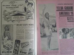 Pazar Haftalık Aktüalite Sinema Tiyatro Müzik ve Magazin Dergisi - 17 Haziran 1967 - Sayı:560 - Fatma Girik - Gönül Yazar - Ringo'lardan sonra şimdi de Killing - Yılmaz Atadeinz - Mine Soley - Koncay Şenay - Hüseyin Zan - Mete Mert - Yıldırım Gencer - Suzan Avcı - Enver Dönmez - Pervin Par - İrfan Atasoy - VOG EVA Külot Reklamı - Avrupa dördüncüsü Yelda Gürani Amerika'ya gitti - Bir festivalin ardından - Yılmaz Duru - Avni Tolunay - Erol Günaydın - Fatma Girik - Yılmaz Güney - Behlül Dal - Yılın Oyuncusu Fatma Girik oldu - Silvana Mangano - Sevil Hasman, Yeşilçam'ı önemsemiyor - Hanımlar sizin için - Zeynep Berk - Gönül Yazar falınıza bakıyor - Yatağı ve arabası dışında her şeyi haciz edildi - Buren Saat Reklamı - ''Kabahat Bende'' fotoğraf ve haberi - Tam Takım Dergi