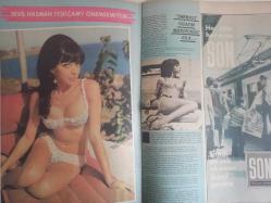 Pazar Haftalık Aktüalite Sinema Tiyatro Müzik ve Magazin Dergisi - 17 Haziran 1967 - Sayı:560 - Fatma Girik - Gönül Yazar - Ringo'lardan sonra şimdi de Killing - Yılmaz Atadeinz - Mine Soley - Koncay Şenay - Hüseyin Zan - Mete Mert - Yıldırım Gencer - Suzan Avcı - Enver Dönmez - Pervin Par - İrfan Atasoy - VOG EVA Külot Reklamı - Avrupa dördüncüsü Yelda Gürani Amerika'ya gitti - Bir festivalin ardından - Yılmaz Duru - Avni Tolunay - Erol Günaydın - Fatma Girik - Yılmaz Güney - Behlül Dal - Yılın Oyuncusu Fatma Girik oldu - Silvana Mangano - Sevil Hasman, Yeşilçam'ı önemsemiyor - Hanımlar sizin için - Zeynep Berk - Gönül Yazar falınıza bakıyor - Yatağı ve arabası dışında her şeyi haciz edildi - Buren Saat Reklamı - ''Kabahat Bende'' fotoğraf ve haberi - Tam Takım Dergi