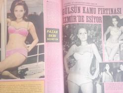 Pazar Haftalık Aktüalite Sinema Tiyatro Müzik ve Magazin Dergisi - 3 Haziran 1967 - Sayı:558 - Zeynep Aksu - Sevda Nur - Turhan Gürkan, Agah Özgüç ve Meftun Olgaç bildiriyor - Ekrem Bora - Selma Güneri - Matis Clabde - Ayfer Feray Semiramis Pekkan - Ekrem Bora - Memduh Ün - Beyaz perdeye ilk adım - Zeynep Aksu - 1967 Türkiye Sinema Güzeli - Rolleri Paylaştılar - Hülya Koçyiğit - Cüneyt Arkın - Pazar ekibi bildiriyor - Gülsün Kamu fırtınası İzmir'de esiyor - Hanımlar sizin için - Zeynep Berk - Yıldızlar ve Falınız - Leyla Sayar fala bakıyor - biraz kilo vermek istiyorsanız - Fikret Hakan Olunca... - Sevda Nur - Oya Peri - Bergama'da yeni bir aşk doğuverdi - Oya Peri - Sevda Nur fotoğraf ve haberi - Tam Takım Dergi
