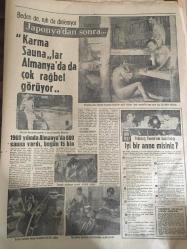 HÜRRİYET GAZETESİ 26 MAYIS 1968 YIL :21 SAYI :7211---Fransa da ki çarpışmalarda  2 ölü ,yüzlerce yaralı var ---İlk Denizaltımız -- Türk işçisi Hollandalı karısını ağır yaraladı --Arazi kavgasında 1 ölü,14 yaralı var --Blaiberg 'in vücudu kalbi reddediyor ---İnönü dün minyatür  bir gezisi daha yaptı ---Tahliye edilen  güzel balerin başka bir suçtan  tekrar cezaevini  boyladı ---Gençler neden orta yaşlı kadınlarla  evleniyorlar ?---Karma Sauna lar  Almanya da da çok rağbet görüyor ---Hippiler LSD yerine yeni madde  kullanıyor  :HOG ---2 Haziran seçimleri 1969 genel seçimin büyük bir provasıdır --Fenerbahçe ,alkış ve  yuhalar arasında son  turunu da attı --Eskişehir de Hacettepe  Kurtuluş maçı yapıyor --Avrupa Şampiyon Kulüpler  finalinde  M.United -Benfica  Savaşı ---Feriköy 3-0 kazandı  fakat sonunculuktan  kurtulamadı ----İngiliz Coventry  City  de çalıştıran  antrenörün  yaptığı  teklif inceleniyor ---Dünya Müslümanlar Haritası  nın Türkiye ye Sokulması Yasaklandı --