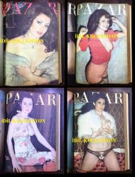 Pazar Haftalık Aktüalite Sinema Tiyatro Müzik ve Magazin Dergisi 1974 YILINDAN SIRASIYLA TEK CİLT İÇİNE YERLEŞTİRİLMİŞ TOPLAM 26 SAYI - ÖZEL CİLTLİ - FİLİZ AKIN - HÜLYA KOÇYİĞİT - FATMA GİRİK - TÜRKAN ŞORAY - CÜNEYT ARKIN - SEYYAL TANER - KADİR İNANIR - ARZU OKAY - BAHAR ERDENİZ - AYHAN IŞIK - SEVDA FERDAĞ - TAMER YİĞİT - BELGİN DORUK - EKREM BORA - SELMA GÜNERİ - FİKRET HAKAN - SADRİ ALIŞIK - NEBAHAT ÇEHRE - EDİZ HUN - ORHAN GENCEBAY - MİNE MUTLU - KARTAL TİBET - NAZAN ŞORAY - YILMAZ GÜNEY -- GÖKSEL ARSOY - FERİ CANSEL - İZZET GÜNAY - İZZET GÜNAY - TANJU GÜRSU - GÖNÜL YAZAR - KARTAL TİBET - FATMA GİRİK - SEVDA FERDAĞ - AJDA PEKKAN - ZEKİ MÜREN - EDİZ HUN - ENGİN ÇAĞLAR - ZEKİ MÜREN   - MİNE MUTLU  - MURAT SOYDAN - SALİH GÜNEY - PAKİZE SUDA - ÖZDEN YÜCE - ZEYNEP AKSU - GÜLİSTAN OKAN - PİRAYE UZUN - NEŞE KARABÖCEK - FERİ CANSEL - GAMZE ÖZ - FÜSUN ÖNAL - GÜLŞEN BUBİKOĞLU - BELGİN DORUK - MELEK GÖRGÜN - LEYLA SAYAR - MERAL ZEREN - ARZU OKAY - GÜNDÜZ GEDİKOĞLU - TORUMTAY OKTAY -İSMET MENGÜ