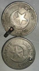 2 ADET TÜRKİYE 1937 10 KURUŞ