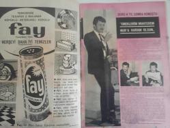 Pazar Haftalık Aktüalite Sinema Tiyatro Müzik ve Magazin Dergisi - 15 Ekim 1966 - Sayı:525 - Sevda Ferdağ - Fay Deterjan Reklamı - Yılmaz Duru 4 yıl sonra konuştu - ''Emeklerim Muhterem Nur'a haram olsun'' - Eski şöhretler nerdeler, ne yapıyorlar? - Nevin Aypar - Nilgün Esen - Paris süksesi - Pretty Quick Makyaj Malzemeleri Reklamı - Yılan hikayesi uzayıp gidiyor - Esen Püsküllü söylentileri yalanlarken ağlıyordu - ''Asla ayrılmayacağız'' - Sinema Haberleri - Ajda Pekkan - Nuri Sesigüzel - Selda Alkor - Hüseyin Baradan - Hulusi Kentmen - Göksel Arsoy dönüş yaptı... - Romantik Jön'den silahlı Bond'a - Hanımlar için: Zeynep Berk - Yağmurluklar ve yağmur suyunun cildinize olan faydası - Suzan Avcı - Süt yerine kireç banyosu yapınca soluğu hamamda aldı - ''Kolsuz Kahraman'' filme alınıyor fotoğraf ve haberi - Tam Takım Dergi