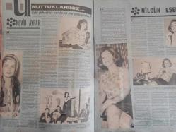 Pazar Haftalık Aktüalite Sinema Tiyatro Müzik ve Magazin Dergisi - 15 Ekim 1966 - Sayı:525 - Sevda Ferdağ - Fay Deterjan Reklamı - Yılmaz Duru 4 yıl sonra konuştu - ''Emeklerim Muhterem Nur'a haram olsun'' - Eski şöhretler nerdeler, ne yapıyorlar? - Nevin Aypar - Nilgün Esen - Paris süksesi - Pretty Quick Makyaj Malzemeleri Reklamı - Yılan hikayesi uzayıp gidiyor - Esen Püsküllü söylentileri yalanlarken ağlıyordu - ''Asla ayrılmayacağız'' - Sinema Haberleri - Ajda Pekkan - Nuri Sesigüzel - Selda Alkor - Hüseyin Baradan - Hulusi Kentmen - Göksel Arsoy dönüş yaptı... - Romantik Jön'den silahlı Bond'a - Hanımlar için: Zeynep Berk - Yağmurluklar ve yağmur suyunun cildinize olan faydası - Suzan Avcı - Süt yerine kireç banyosu yapınca soluğu hamamda aldı - ''Kolsuz Kahraman'' filme alınıyor fotoğraf ve haberi - Tam Takım Dergi