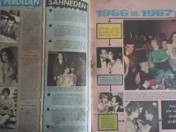 Pazar Haftalık Aktüalite Sinema Tiyatro Müzik ve Magazin Dergisi - 7 Ocak 1967 - Sayı:537 - Semiramis Pekkan - Yeşilçam'ın Yeni Vampları:3 Emel Turgut - Semiramis Pekkan'da ablası gibi plak doldurmaya başladı - Ayla Algan da kurala uydu ve soyundu - Sadri Alışık - İlle de sanat - Fikret Hakan - Nuran Aksoy - Figen Say - Ümit Kiper - Dinçer Sümer - 66'dan 67'ye - Muzaffer Tema - Suzan Avcı ve eşi - Esen Püsküllü - Yücel Uçanoğlu - Leyla Sayar - Tülin Elgin - Gülriz Sururi - Engin Cezzar - Gülriz Cezzar - Sevil Hasman - Nevin Nuray - Yılmaz Güney - Çolpan İlhan - Sadri Alışık - Fatma Girik - Sema Özcan'ı da şarkıcı yaptılar - Sabina aynı sette, iki ayrı film için soyunup dökündü - Fatma Girik ve Yıldızınız - Hanımlar için - Zeynep Berk - Vog Eva Külotları Reklamı - Fatma Girik erkeklere sesleniyor - PURO Sabun Reklamı - ''Karaoğlan'' filmiyle sinemaya ilk adımı atan Emel Turgut ''iş biraz da şansa bakar'' diyor fotoğraf ve haberi - Tam Takım Dergi