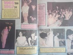 Pazar Haftalık Aktüalite Sinema Tiyatro Müzik ve Magazin Dergisi - 7 Ocak 1967 - Sayı:537 - Semiramis Pekkan - Yeşilçam'ın Yeni Vampları:3 Emel Turgut - Semiramis Pekkan'da ablası gibi plak doldurmaya başladı - Ayla Algan da kurala uydu ve soyundu - Sadri Alışık - İlle de sanat - Fikret Hakan - Nuran Aksoy - Figen Say - Ümit Kiper - Dinçer Sümer - 66'dan 67'ye - Muzaffer Tema - Suzan Avcı ve eşi - Esen Püsküllü - Yücel Uçanoğlu - Leyla Sayar - Tülin Elgin - Gülriz Sururi - Engin Cezzar - Gülriz Cezzar - Sevil Hasman - Nevin Nuray - Yılmaz Güney - Çolpan İlhan - Sadri Alışık - Fatma Girik - Sema Özcan'ı da şarkıcı yaptılar - Sabina aynı sette, iki ayrı film için soyunup dökündü - Fatma Girik ve Yıldızınız - Hanımlar için - Zeynep Berk - Vog Eva Külotları Reklamı - Fatma Girik erkeklere sesleniyor - PURO Sabun Reklamı - ''Karaoğlan'' filmiyle sinemaya ilk adımı atan Emel Turgut ''iş biraz da şansa bakar'' diyor fotoğraf ve haberi - Tam Takım Dergi