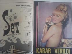Pazar Haftalık Aktüalite Sinema Tiyatro Müzik ve Magazin Dergisi - 4 Şubat 1967 - Sayı:541 - Gönül Yazar - Mine Soley - ''soyunmak sanattır'' - Atilla Manizade - Ülkü Erakalın Türkan Şoray'ı listeye aldı - Set Çamaşır Tozu deterjan reklamı - Gönül Evleniyor - Şimdi sıra Sevda Ferdağ'ya geldi - Semiramis Pekkan ve yıldızınız - Hanımlar sizin için - Zeynep Berk - Dönme Dolap - Selda Alkor - Tanju Gürsu - Figen Say - Salih Güney - Hülya Koçyiğit - Yılın adamı evlendi - Nebahat Çehre fotoğraf ve haberi - Tam Takım Dergi