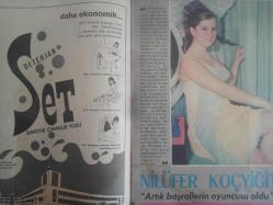 Pazar Haftalık Aktüalite Sinema Tiyatro Müzik ve Magazin Dergisi - 18 Şubat 1967 - Sayı:543 - Nilüfer Koçyiğit - Sevim Sevil - ''Çirkinliğin eşiğinden döndüm'' - Muhterem Nur anlatıyordu: ''Hayatım boyunca ağladım''  - Set Deterjan Reklamı - Nilüfer Koçyiğit - Lolita Ağlıyordu - Şimdi sıra eski İstanbul'da - Kartal Tibet - Turgut Özatay - Selda Alkor - Hanımlar Sizin İçin - Zeynep Berk - Selma Güneri - Yusuf Sezgin - Fikret Hakan - Sevim Sevil - Vog Eva Külotları Reklamı - Yeşilçam'ın yenileri fotoğraf ve haberi - Tam Takım Dergi