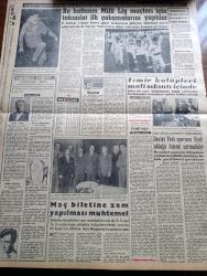 Vatan Gazetesi - 8 Şubat 1961 - Türkiye Adalet Partisi İki Gün İçinde Kurulacak - Yeni İmar Bakanı Rüştü Özal - Otomobil İmali İçin Bir Rapor Hazırlandı - Adnan Menderes Bugün Eşiyle Görüşecek - Enver Adakan - Ekrem Alican - Haznedar Cinayeti Aydınlandı - Tibet'te Açlık Bir Felaket Halini Aldı - Denizcilik Bankası 3 Yeni Şilep Alıyor - Yatırımlar İçin 15 Milyar Lira Lazım - Aziz Nesin'in Romanı Kağnı Gölgesindeki İt Yazı Dizisi - Bulmaca - Füzelerde Amerika'nın Rusya'dan Geri Olmadığı Resmen Tesbit Edildi - 250 Çift Ayakkabı Eskiten Yazar Georg Greubel Geldi - Kazım Karabekir'in İstiklal Harbimiz Kitabı Dava Konusu Oldu - Salazar'ı Devrilmekten Kurtaran Adam Churchill - 1960 Amerikası Yazan Doçent Doktor Nermin Abadan Yazı Dizisi - Yurtta Dünyada Fikir Ve Sanat Olayları - Taş Devri Çizen Mıstık - Tonton Agah Çizgi Roman Sade Yalçın - Sana Nebati Margarin - Milli Piyango Dün Çekildi - Fenerbahçe Kongresi - Fenerbahçe Umumî Kaptanı Fikret Kırcan - Futbol Maçı Biletlerine Zam