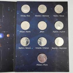 GÜNEŞ SİSTEMİNDEKİ GEZEGENLER HATIRA PARA SET