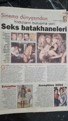 HÜRRİYET KEYİF GAZETESİ -  13 EKİM 2002 - DİŞİ ROCKY  - JENNİFER LOPEZ , DAYAĞA MARUZ KALAN KADININ İNTİKAMI - POPOSU 300 MİLYON DOLARA SİGORTALI - ATEŞ KRALLIĞI , GERÇEK HAYATTAN  KURTULMAK İSTEYENLERE - SEKS BATAKHANELERİ - HALLE BERRY'Yİ ÇİKOLATA KIZIN ŞEKER DERDİ - SHARON STONE , FEDAKAR ABLA - HANNİBAL PARA BASIYOR - ALPACINO - REHA ERUŞ , GONG Lİ RÖPORTAJ ÇİN SİNEMASI 'NIN İKONU -