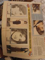 Kelebek Ev Gazetesi  Manşet sayfası - 9 Kasım  1981  Pazartesi - Nil Burak,Bedia Akartürk, Türkçe mankenler kraliçesi yarışması finalistleri , Türkiye ninen güzel çocukları finalistleri