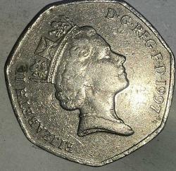 İNGİLTERE 1997  50 PENCE