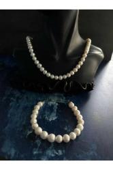 İnci Gerdanlık ve bileklik kolye