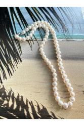 İnci Gerdanlık Gümüş Kolye