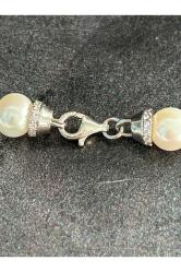 İnci Gerdanlık Gümüş Kolye