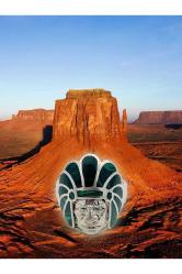 Kızılderili gümüş Yüzük Cheyenne Malahite