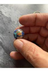 Dünya Senin Doğal Taşlı Gümüş Kolye