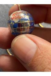 Dünya Senin Doğal Taşlı Gümüş Kolye