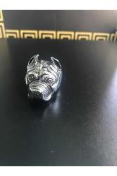 Pitbull Çelik Erkek Yüzük