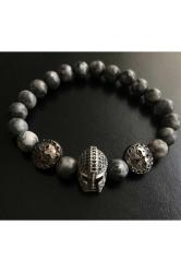 Gri Helmet Kask Migfer Savaşçı Bileklik