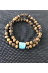 Mat Kaplangözü Taşlı Bileklik