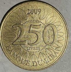 LÜBNAN 2009   250 LİVRES