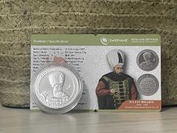 2024 - Sultan İbrahim - Osmanlı Padişahları Serisi No: 18 - Darphane Sertifikalı Gümüş Hatıra Para - Çil kondisyon