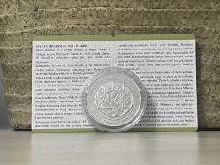 2024 - Sultan İbrahim - Osmanlı Padişahları Serisi No: 18 - Darphane Sertifikalı Gümüş Hatıra Para - Çil kondisyon