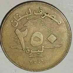 LÜBNAN 2006   250 LİVRES