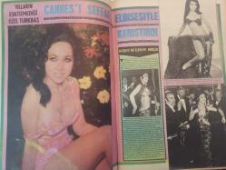 Pazar Haftalık Aktüalite Sinema Tiyatro Müzik ve Magazin Dergisi - 29 Mayıs 1970 - Sayı:714 - Filiz Akın - Feri Cansel - Tülin Elgin Yeşilçam'ın bonolarından iyice yılmış - Leyla Sayar - Fikret Hakan - Yurda Döndü - Gani Turanlı - Nazan Şoray'ın son sevgilisi genç bir şarkıcı - Yaşar Tunalı - Engin Çağlar - Kemal Tamer - Filiz Akın ünlü şarkıcının partöneri oldu - Dünya turundan önce Zeki Müren tekrar film çeviriyor - Sami Hazinses - Meltem Mete - Lale Belkıs - Totex şampuan reklamı - Ambra Buzdolabı Reklamı - Yılların eskitemediği kişi Özel Türkbaş - Tamer Yiğit Ringo oldu - Figen Han da bol bol soyundu - Leyla Sayar: ''Ölümsüz aşkların kadını'' - Muzaffer Tema - Semih Sergen - Orhan Günşiray - Semih Tuğluy- PURO Sabun Reklamı - Safa Önal - Türker İnanoğlu - Çetin Gürtop - Aliye Rona - Hulusi Kentmen - Avni Dilligil - Feri Cansel eskiden böyle soyunurdu - Doctor Renaud Krem Reklamı - Engin Çağlar - Hülya Darcan - Uğur Güçlü unutuldu Nazan Şoray rafa kaldırıldı - Tam Takım Dergi