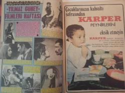 Pazar Haftalık Aktüalite Sinema Tiyatro Müzik ve Magazin Dergisi - 5 Haziran 1970 - Sayı:715 - Fatma Karanfil - Gülsüm Kamu - Fatma Karanfil, Oya Peri, Gülgün Erdem donuk festivale renk veriyorlardı - Ünal Tolunay - Agah Özgüç - Tuncer Cebeci - Suzi Janet soyundu - Acarsoy buzdolabı reklamı - Yıldırım Gencer'in mahpusluğu Aynur Akarsu'nun canına tak dedi - Tijen Par - Hülya Darcan - Karper Peynir reklamı - Filmciler Nevin Nuray'ın peşinden koşuyor - Ünsel Aybek - Sevda Ferdağ sinemayı bırakınca evlenecek - Sadri Alışık - Yusuf Sezgin - Super Job Traş Makinesi reklamı - Fikret Hakan bu sefer iyice ümitli - Cüneyt Arkın'ı nişanlısı bir dakika bile yalnız bırakmıyor - Betül Işıl - Piraye Uzun - Orhan Kapkı - Erdoğan Tokatlı - Erdoğan Tokatlı - Nihat Akın - Piraye Uzun - Orhan Kapkı - Zuhal Aktan - Sommie Bouldin - Doctor Renaud Krem Reklamı fotoğraf ve haberi - Tam Takım Dergi