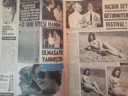 Pazar Haftalık Aktüalite Sinema Tiyatro Müzik ve Magazin Dergisi - 12 Haziran 1970 - Sayı:716 - Nebahat Çehre - Sevda Nur - Tuncer Cebeci - Agah Özgüç - Muzaffer Tema - Suzi Janet - Zeynep Değirmencioğlu - Hamdi Değirmencioğlu - Bayram şekeri gibi ödül dağıtıldı - Sadık Şendil - Nevzat Pesen - Kriton İlyadis - Yılmaz Güney - Kamuran Kıratlı - Belgin Doruk - Avni Tolunay - Behlül Dal - İlker İnanoğlu - Hayati Hamzaoğlu - Nebahat Çehre'nin hayatında erkek yok - Cüneyt Arkın - Fatma Girik şöyle bir nişanlandı - Tugay Toksiz - Arçelik Buzdolabı Reklamı - Raquel Welch neymiş - İşte Eva Bender - Ayhan Işık - Emel Sayın - Hüseyin Baradan - Mine Mutlu - PURO Sabun Reklamı - Murat Soydan - Siera Buzdolabı Reklamı - Sevda Nur: ''Mustafa Satır'ı sevmiyorum'' - Dansözler kraliçesi Ayşegül, Yeşilçam'a ''Evet'' dedi - Salih Güney - Lale belkıs utana utana seviştiler fotoğraf ve haberi - Tam Takım Dergi