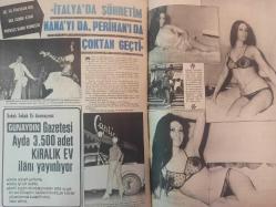 Pazar Haftalık Aktüalite Sinema Tiyatro Müzik ve Magazin Dergisi - 26 Haziran 1970 - Sayı:718 - Oya Peri - Birsen Ayda - Oya Peri Paris'te mankenlik yapacak - Fikret Hakan - Nebahat ÇEhre - Yemen'de bir avuç Türk - Cihangir Gaffari - Tanju Korel - Tamer Yiğit - SEİKO Saat Reklamı - Hippi Perihan Yeşilçam'da - Feri Cansel - Aliye Rona - Ayhan Sert-  Nevin Nuray - Persil Deterjan Reklamı - Arçelik Buzdolabı Reklamı - Çirkin Kral Yılmaz Güney ikinci evlilik denemesine girişiyor - Nebahat Çehre nikah kapısından dönerken - Ankara Kola Reklamı - Karper Pernir Reklamı - Leyla Sayar'ı, Zeynep Aksu, Göksel Arsoy'u Ediz Hun oynuyor - Tolga Aşkıner - Ümit Utku - Aysel Tanju - Engin Çağlar - Prenses Banu - Feridun Çölgeçen - Hayal Sirer - Birsen Ayda - Cüneyt Arkın fotoğraf ve haberi - Tam Takım Dergi