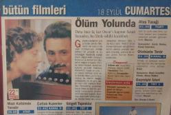 MİLLİYET OSCAR TV MAGAZİN DERGİSİ-MİLLİYET-OSCAR-18 EYLÜL-24 EYLÜL-1999-YIL-:7-SAYI:360-KAPAK-FOTOĞRAF-RÖPORTAJ-EN BÜYÜK EN TARAFSIZ EN DÜZEYLİ TV DERGİSİ-KANAL D'DEN SÜPER FİLMLER-NİLÜFER KURT-DİYARBAKIR'LI ÖRÜMCEK-ÖLÜM YOLUND-SUSAN SARANDON-SEAN PENN-UÇAN FİL-DANNY GLOVER-SAPSIZ SANIK-LESLIE NIELSEN-GÜNÜN BÜTÜN FİLMLERİ-ATEŞ BOMBASI 2-FRANK ZAGARINO-MAVİ EŞARP-TÜRKAN ŞORAY-RICHIE RICH-IN THE LINE OF FIRE-SPECIALIST