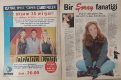 MİLLİYET OSCAR TV MAGAZİN DERGİSİ-MİLİLYET-MAGAZİN-OSCAR-DERGİ-13 ŞUBAT-19 ŞUBAT-1999-YIL:7-SAYI:329-EN BÜYÜK EN TARAFSIZ EN DÜZEYLI TV DERGISI-TV RAŞTIRMA-REYTİNG ÇARKININ ŞÖHRETLERİ-İLLÜSTRASYON:FARUK KUTLU-DEFNE'NIN DÖNÜŞÜ-DEFNE SARISOY-BARIŞ MANÇO'DAN SON DERS-ŞİRİN TATİLDE-ESRA AKKAYA-SEDA'NIN TACI GÜLBEN'E-SEDA SAYAN-GÜLBEN ERGEN-ŞEBNEM SOYUNMAYA ALIŞTI-ŞEBNEM ÖZİNAL-ŞÖHRETE BİR İKİ-REHA MUHTAR-SAVAŞ AY-ESRA CEYHAN-HAKAN AYGÜN-DENIZ ARMAN-AYŞE ÖZGÜN-BİR ŞORAY FANATİĞİ-ÇİĞDEM TUNÇ-ERKEKLER HIZLI-AĞIZ TADI-BADEMLİ KURABİYE-FIRIN PATATES-SÖZ SAVUNMANIN-ALİ EYÜBOĞLU-NÜKHET DUR-İŞVELİ CİLVELİ-CAHİDE SONKU-MÜZİK DÜNYASI-EN İYİSİNİ BİZ YAPTIK-DESTAN-MEHMET HAKAN-VOLKAN ŞANDA-BURAK UÇKUN-BABAM BEN OLUNCA-AY VAKTİ-HARLEY DAVIDSON VE MARLBORA MAN-RAPSODI-ÖZEL BİR KADIN-RICHARD GERE-JULIA ROBERTS-MURIEL'IN DÜĞÜNÜ-ŞEHİR IŞIKLARI-KUZULARIN SESSİZLİĞİ-HIZLI CASUS DÖNÜYOR