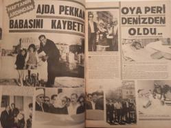 Pazar Haftalık Aktüalite Sinema Tiyatro Müzik ve Magazin Dergisi - 14 Ağustos 1970 - Sayı:725 - Fatma Girik - Nazan Şoray - Ajda Pekkan babasını kaybetti - Oya Peri denizden oldu - Feri Cansel işin kolayını buldu - Sadri Alışık - Hayri Caner - Totex Şampuan Reklamı - Tursil Deterjan Reklamı - Eski hamisi Semih Evin, Mine Mutlu, Cengiz Konuk beraberliği için konuştu - Seher Şeniz 4 yıl sonra Yeşilçam'da - İlhan Engin - Fikret Hakan - OMO Deterjan Reklamı - Rossano Brazzi - Sylva Koscina - Selda Alkor büyük bir ''aşk'' yaşıyor - Yılmaz Güney - Nazan Şoray'ın Sevtap Eti'den haberi yok - Turgut Demirağ ile arkadaşlık var, ancak evlilik yok fotoğraf ve haberi - Tam Takım Dergi