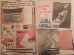 Pazar Haftalık Aktüalite Sinema Tiyatro Müzik ve Magazin Dergisi - 11 Eylül 1970 - Sayı:729 - Selma Güneri - Meltem Mete - Şantöz Gülay Alp - Soyunan şarkıcı Gülay Alp İsveç yolunda - Sahnenin Liraları Güzel Ama - Arzu Okay aranılan isim oldu - Safa Önal - Ayhan Işık - Salih Güney - Zühal Aktan - Seher Şeniz'i Yeşilçam paylaşamıyor - Ursula Andress - John Derek'den kurtulup Belmondo'ya sığınan Ursula değişik bir kadın oluvermişti - Belgin Doruk 7 ay sonra tekrar kamera önünde - Nebahat Çehre küpü dolduradursun - Nebahat Çehre - Yeşilçam İzmir'i sallıyor - Sadri Alışık - Çolpan İlhan - Kerem Alışık - Ayfer Feray - Nilüfer Koçyiğit - Fatma Girik - Lolita annesiyle barıştı - Tursil Deterjan Reklamı - Adnan Şenses'le Ülkü Özen'in oynadıkları fotoroman tamamlandı - Engin Çağlar - Kayıp aktör bulundu - Birsen Kaya fotoğraf ve haberi - Tam Takım Dergi