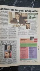 HÜRRİYET KEYİF GAZETESİ - 26 AĞUSTOS  2012 - LAL GECE , DAMAT 60, GELİN 14 YAŞINDA - ÖMÜR GEDİK İLYAS SALMAN UZUNSEKANSLARDA DÖKTÜRÜYOR - ABRAHAM LINCOLN , VAMPİR AVCISI - CEHENNEM MELEKLERİ 2 GERİ DÖNDÜLER - SAHNEDE ÇIRILÇIPLAK , MASUMİYETE GERİ DÖNÜŞ - KEMAL DİNÇ BAĞLAMA İÇİN DENEMELER DE SAZIYLA ŞAŞIRTICI BİR SERÜVENE ÇIKIYOR , GELENEĞİN BEKÇİSİ DEĞİLİM - DR. LESLİE BAUMANN, CİLDİNİZİ KEŞFEDİN - ÖLÜMCÜL KAOS , MATTDİCKİNSON -  DANİMARKA DA CADI AVI -  AHMET HAMDİ TANPINAR' IN DÜNYASI KİTAP OLDU  - BU YIL FESTİVALDE  20 ÜLKEDEN 68 YAZAR - GİZEMLİ KANATLAR , İKİ DÜNYA , BİR SİHİRLİ GİZEM .