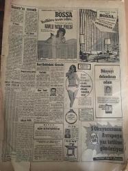 HÜRRİYET GAZETESİ  20 MAYIS 1967 YIL :20 SAYI :6844----Sunay ın mesajı : Hak ve Hürriyet  Silahla ,Sopayla Değil  ,Fikirle İmanla Korunur ---Kıbrıs ta Dr.Küçük ün 3 yakın  arkadaşının evinde  dinamit patlattılar ----Katil Bulgar ı  öldürdüğü için 45 gün  izni  hak etti --Cani Bulgar Vurulduğu Ormanlıkta Gömüldü --Feyzioğlu :Pek çok il teşkilatı ilan edilmeye hazır durumda dedi ----Mısır -İsrail sınırında  harp  tehlikesi var ---Elini kolunu  sallaya sallaya  trene  binip  Bakırköy den  Sirkeci ye  geldi ---Gençlik ve Spor Bayramı Dün Parlak Törenle Kutlandı ---Belediye de ki mimarların proje  çizmeleri şikayete yol açıyor ---Sigara kağıdında  çok zehirli bir madde var ---Hastaneye alınmayan kadın sokak ortasında  doğum yaptı ---Fenerbahçe -Vefa karşılaşıyor ---5 Güreşte 4 Galibiyet Aldık --Kılıç istifa etti ,fakat makamını  terk  etmiyor ---Can a Beşiktaş da talip ---Yılın Modayı en iyi  takip eden kızı  müsabakası ---Büyükannesinin  alay ettiği elbiseyle  birincilik kazandı ---