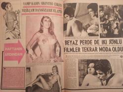 Pazar Haftalık Aktüalite Sinema Tiyatro Müzik ve Magazin Dergisi - 16 Ekim 1970 - Sayı:634 - Zuhal Aktan - Nazan Şoray - Emel Sayın sinemada ikinci filmini tamamladı -Hüseyin Baradan - Ayhan Işık - Murat Soydan - Arzu Okay dördüncü filmini Antalya'da tamamlıyor - Bayan Çıplak Mine Soley - Selda Alkor kaç yıldır aradığı mutluluğa kavuşuyor - Brigitte Bardot - Gigi Rizzi - Gunter Sachs - BeMa Makarna Reklamı - Birsen Ayda ''Değme jokeylere ders verirsem şaşırmayın'' diyor - OMO Deterjan Reklamı - Nuray Özpınar - Demir Karahan - İzzet Günay - Ece Cansel - POND's krem reklamı - Figen Han - Funda Gürçen - Gölsel Arsoy - Gülgün Erdem - Güzin Özipek - Figen Say nişanlısı Sedat Oğuz'u razı etti - Turgut Demirağ, Nazan Şoray'ı tiyatrosunda oynatmak istiyor - Zuhal Aktan harıl harıl imtihanlara hazırlanıyor fotoğraf ve haberi - Tam Takım Dergi